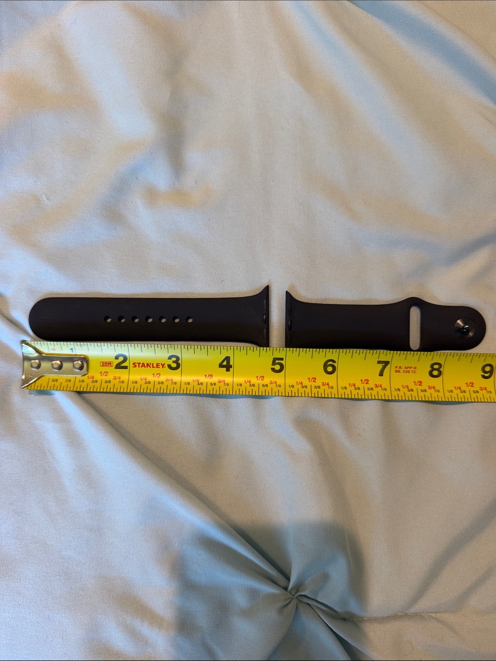 Apple Black Silicone Sport Band for Smartwatch